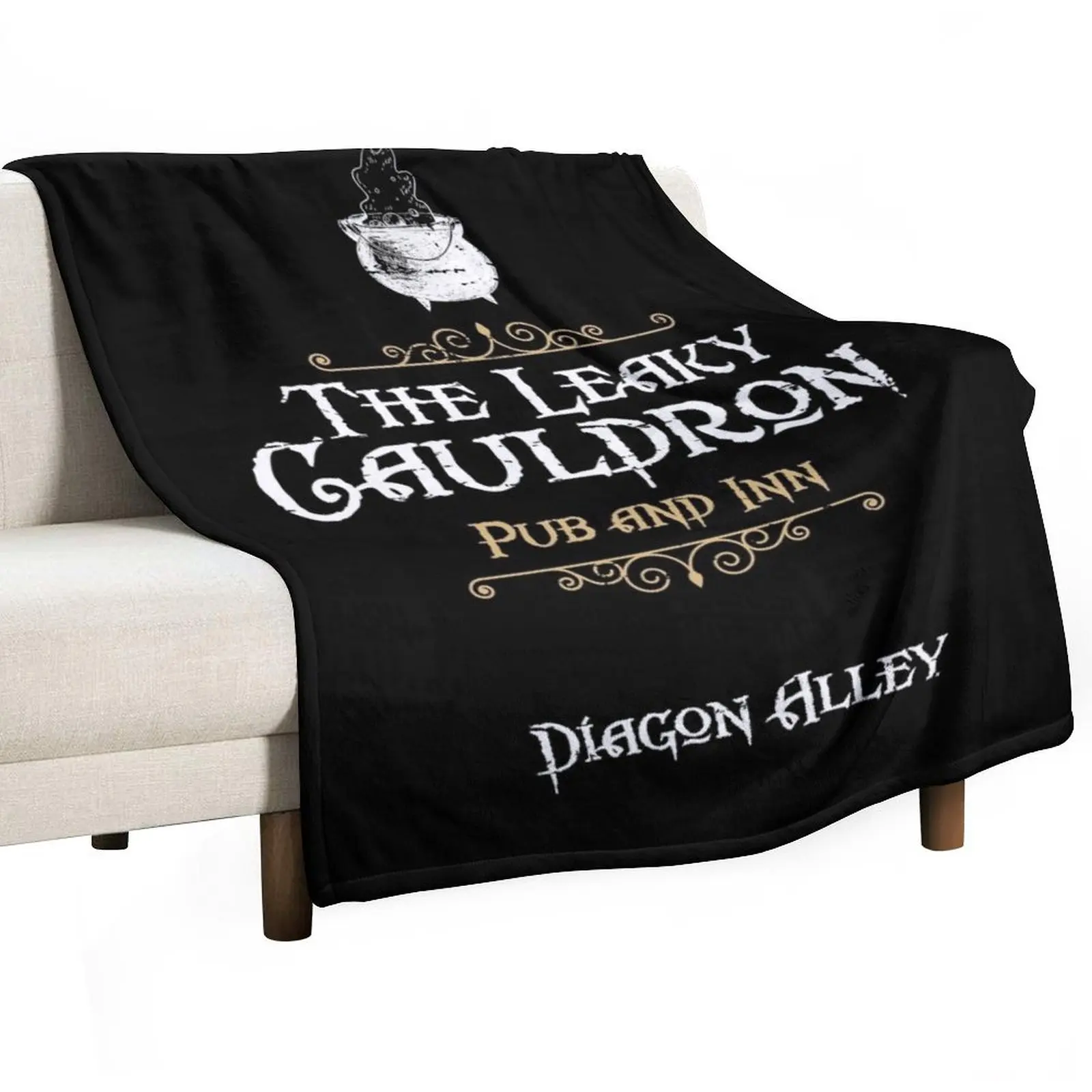 The Leaky Cauldron Pub and Inn Throw Blanket warm for winter Multi-Purpose Blankets