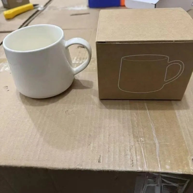 Ceramic Coffee Mug Trendy Style Smooth Glazed Household Drinking Cup for Men Women Home Office Daily Beverage Use