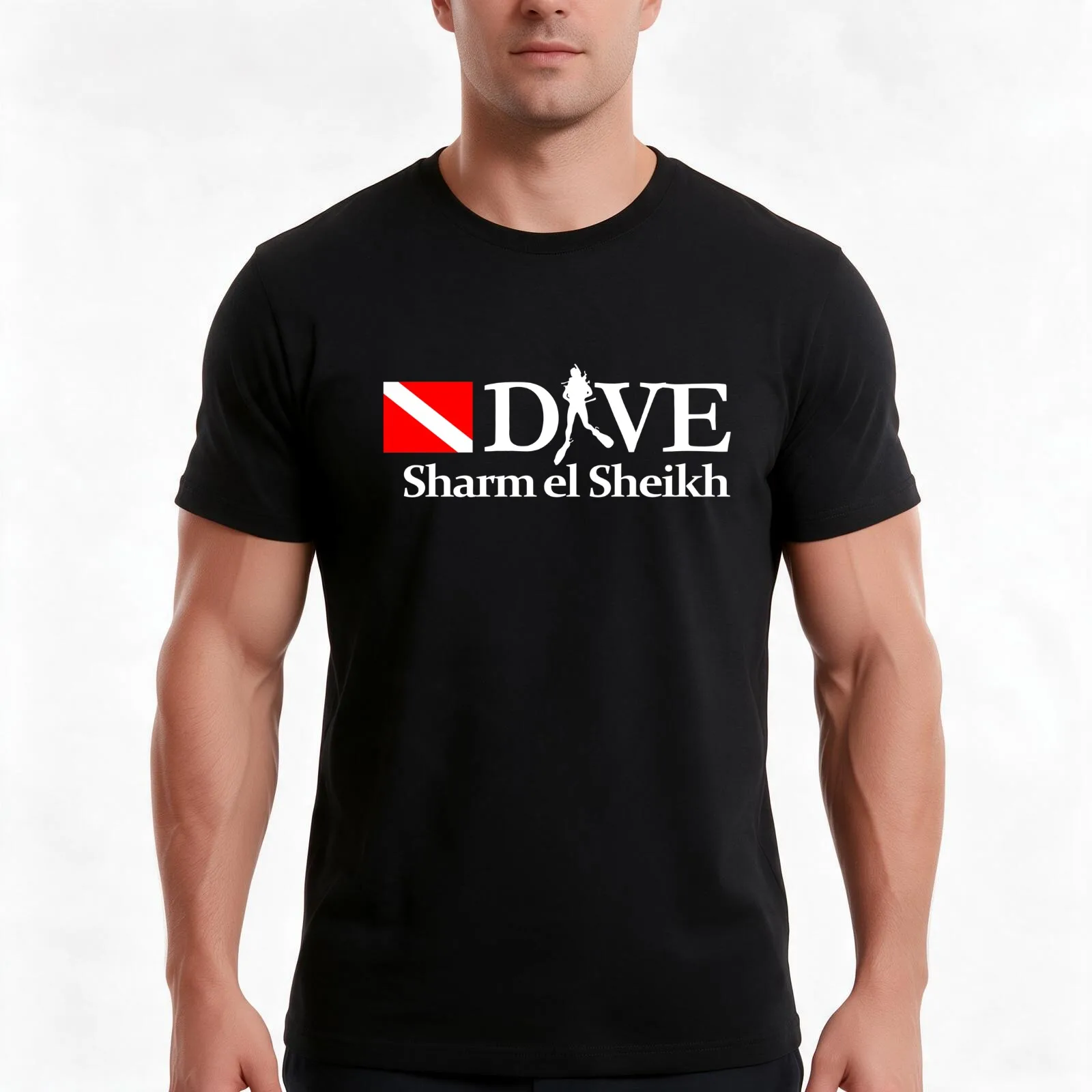 Sharm el Sheikh (DV4) T-Shirt Summer Casual Cotton Tee Oversized Streetwear Tops Vintage Graphic Print Unisex Men Women