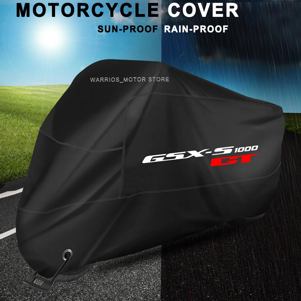 For GSX-S1000GT GSX S1000GT Motorcycle Cover UV Protective Dustproof Snowproof Outdoors Rain Motorcycle Waterproof Cover