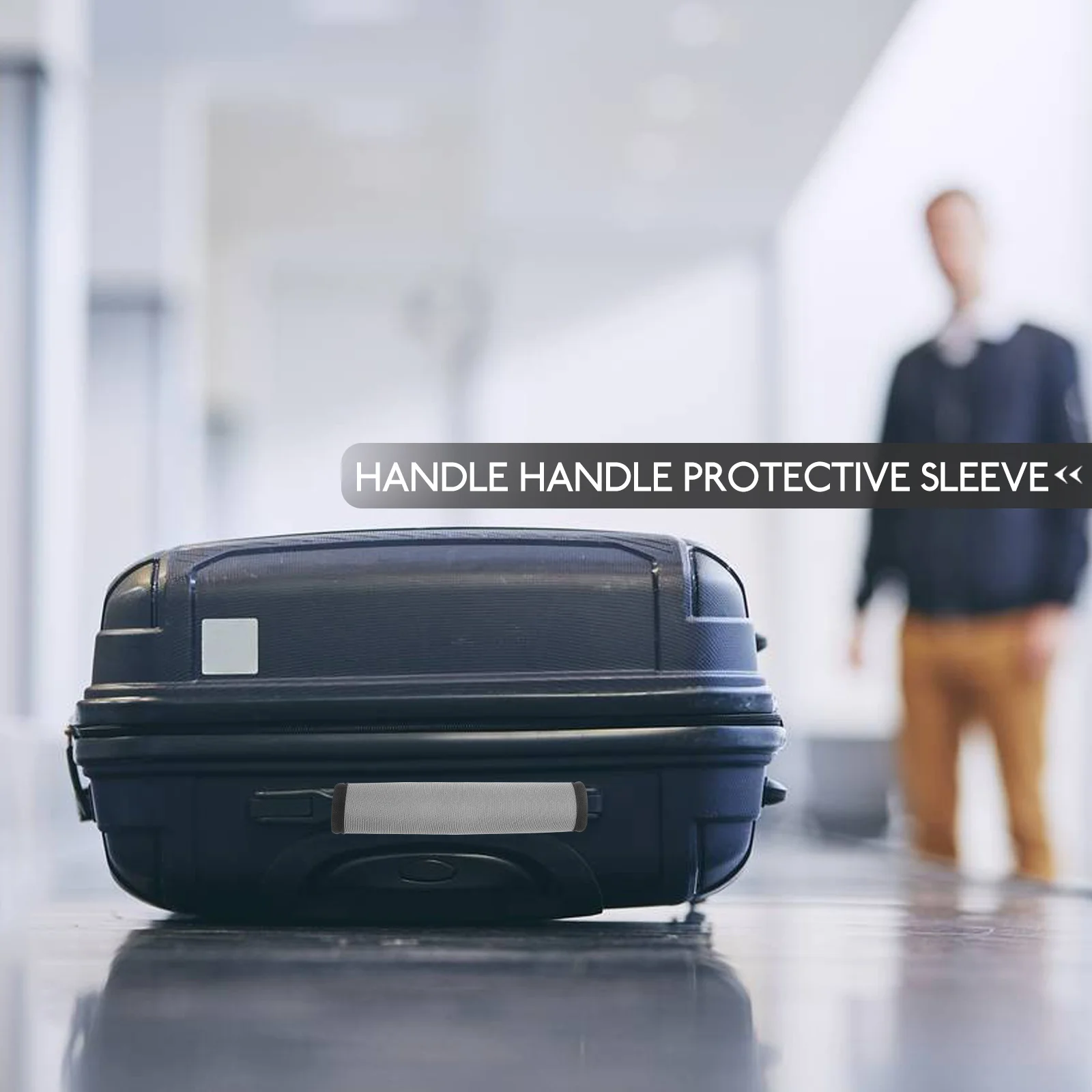 

2 Pcs Luggage Case Wrap Grip Suitcase Handle Gloves Strap Neoprene Bag Protectors