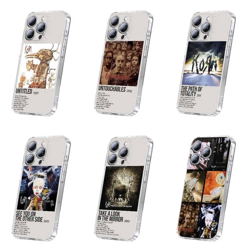

K-Korn Untouchables Untitled Phone Case For iPhone 17,16,15,14,13,12,11,Plus,Pro,Max,Plus,E,Air,Mini Transparent