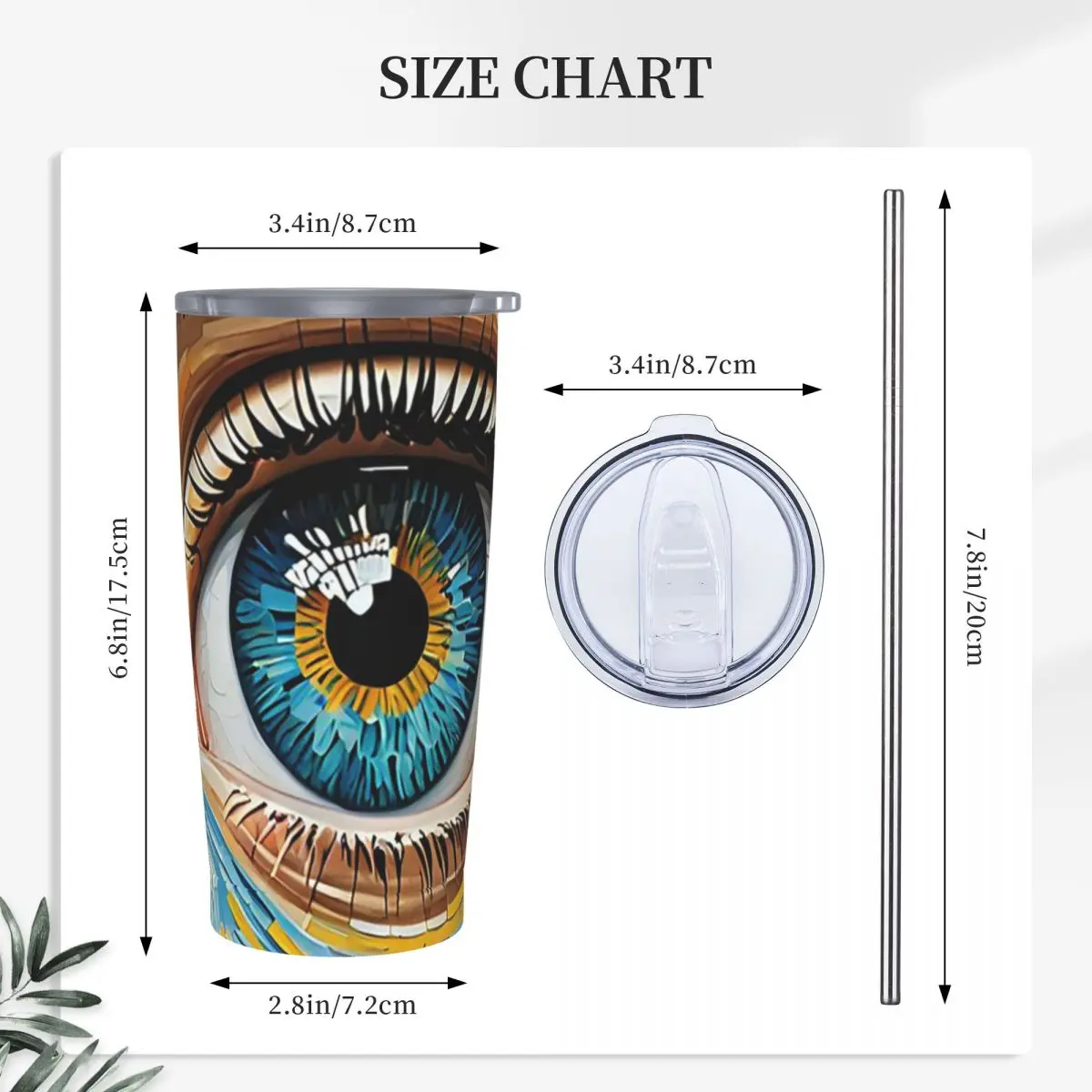 The Starry Night By Vincent Van Gogh Stainless Steel Tumbler Vacuum Insulated Mugs Thermal Cold Bottle Straws With Lid 20oz
