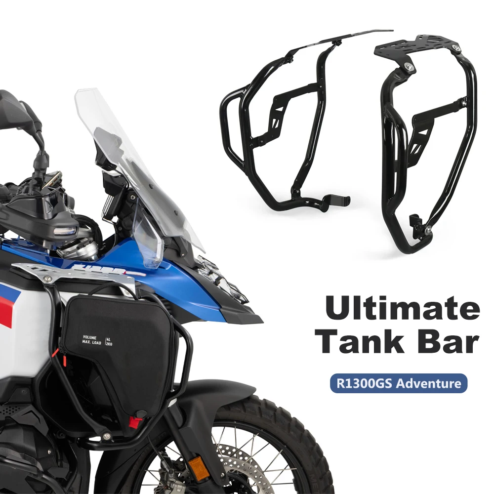 

Для BMW R1300GSA R1300 GS ADV R1300GS Adventure Новая защита бака двигателя, дорожная защита от ударов Ultimate Pro, защитный бампер