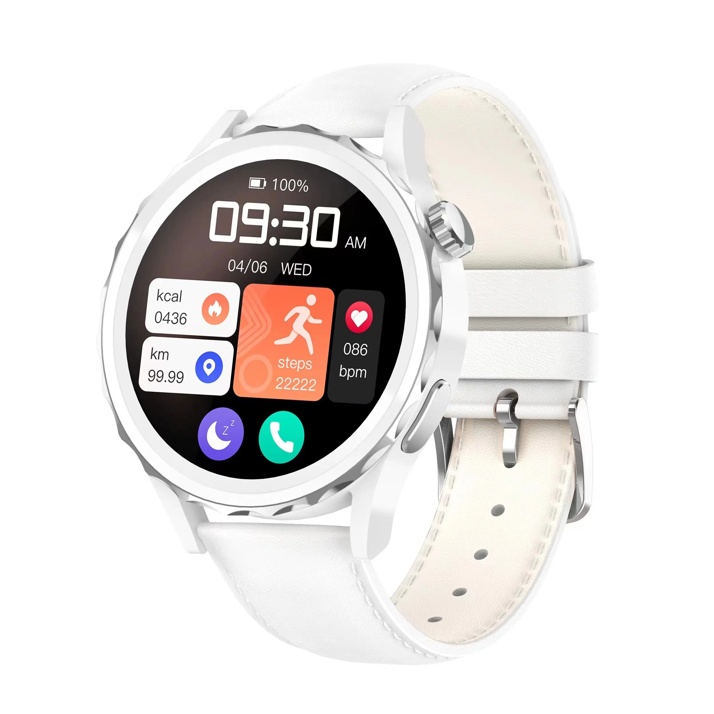 1.75 Full Screen Touch Control 100m Waterproof Swimming Diving Compatible Smart Sports Watch for Ladies Band LC304 Sport