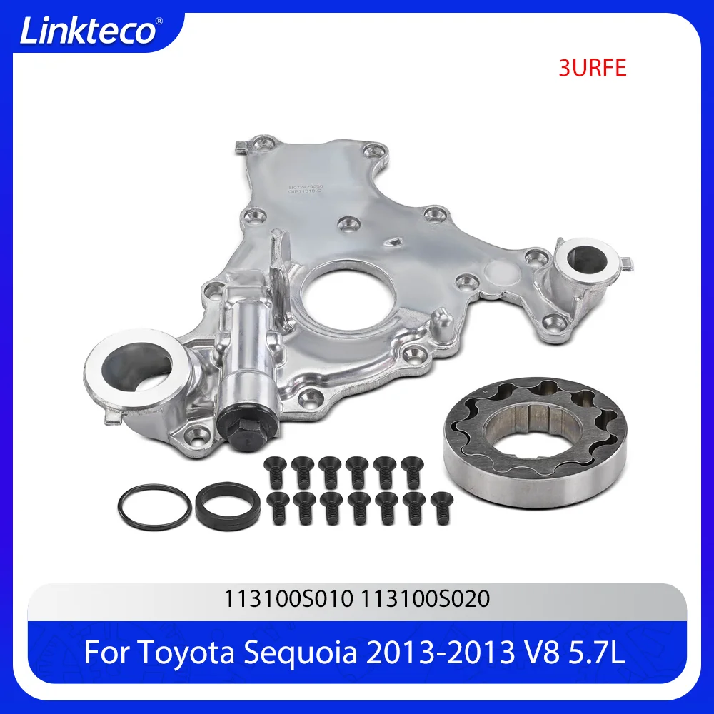 New Engine Oil Pump Set Fit 5.7 L V8 3URFE For Toyota Sequoia Limited Sequoia Platinum Land Cruiser LX570 Tundra 07-22 5.7L