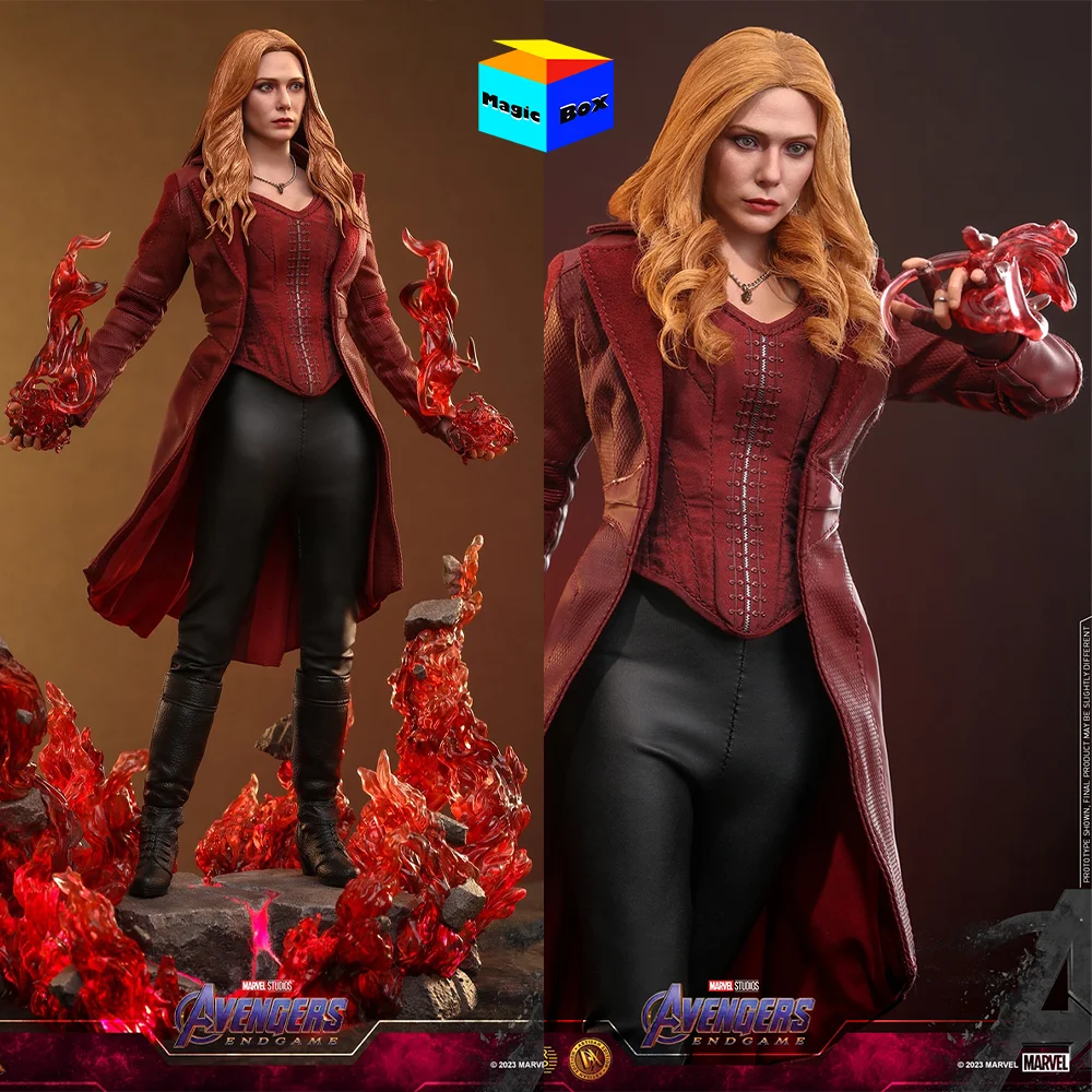 Hottoys 1/6 Female Avengers Final Battle Crimson Witch DX35 Gel Hair Version DX35AE Hair Transplant Full Set 12