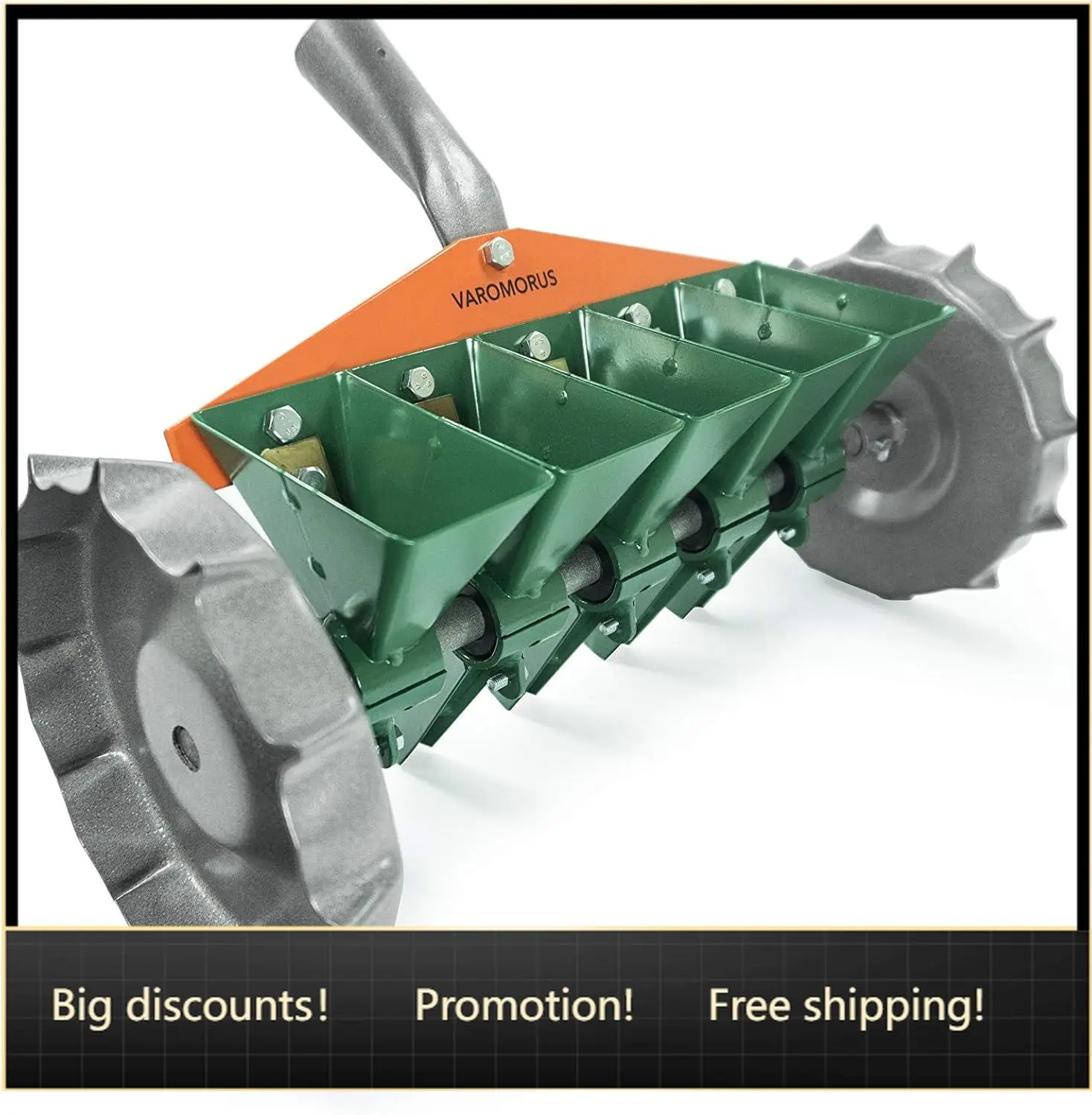 

Metal Precision Manual Seeder for Vegetables Greens Onion Radish Beets (5-Row)