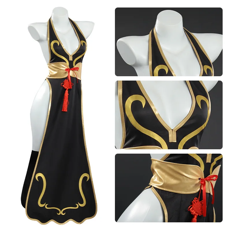 chun li black dress Street Fighter