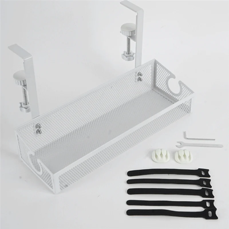 

ABPR-Wire Management & Cord Organizer , Under Desk Cable Management Tray Desk Cable Organizer
