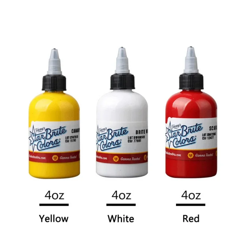 30/60/120ML High Quality Professinal White Tattoo Ink Easy Coloring For Body Permanent Makeup Art Color Tattoo Pigment Supplies