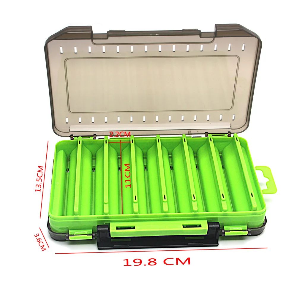 Factory Direct Sale Double-sided Lure Box, Fishing Tackle Storage Box, Bait Box, Minnow Hard Bait, Pencil Squid Lure Box