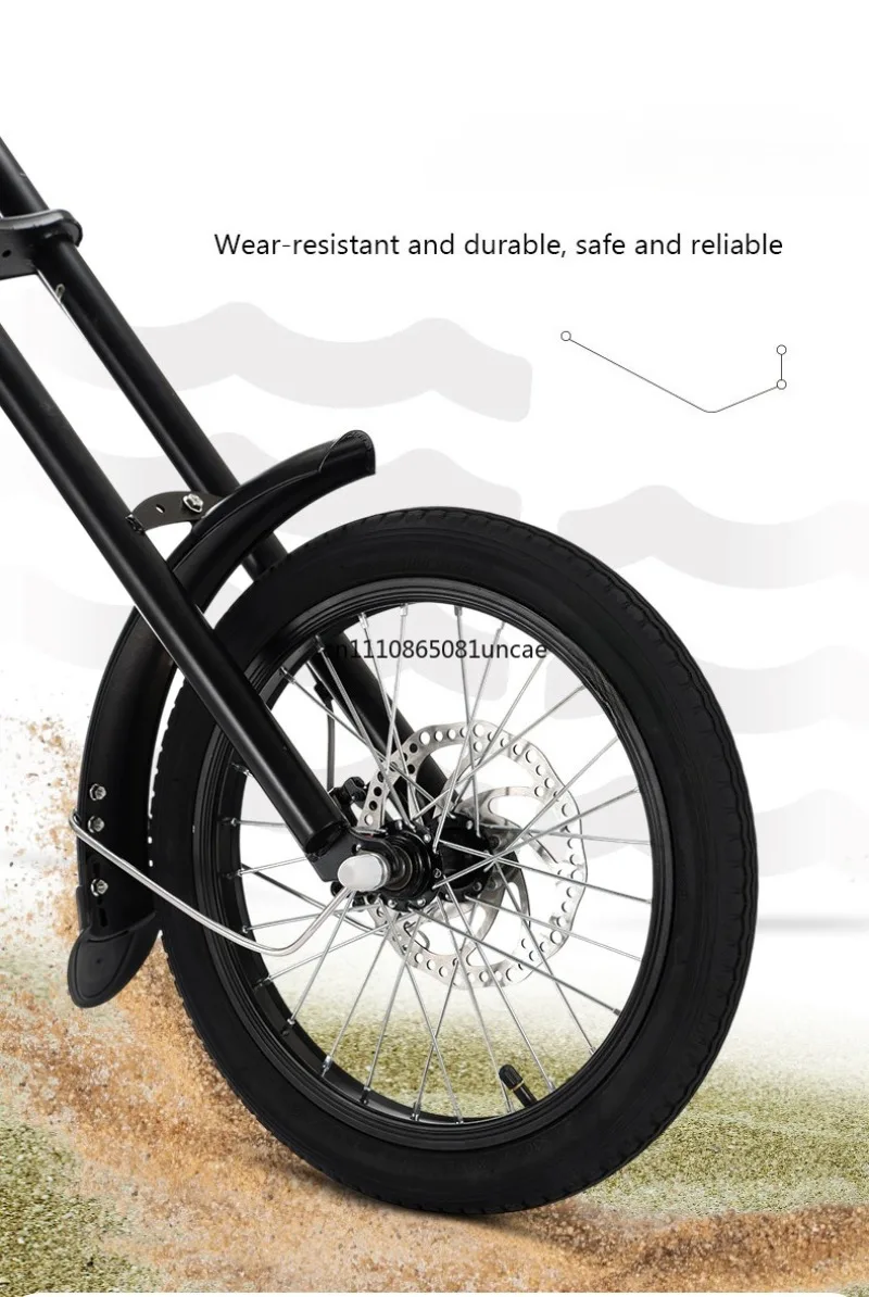 Bicycle plus seat adult light tricycle seat can move back and forth