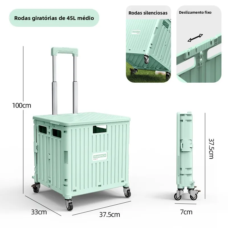portable-plastic-shopping-cart-with-pull-rod-camping-stair-climbing-wheel-small-push-cart-vegetable-buying-carriage