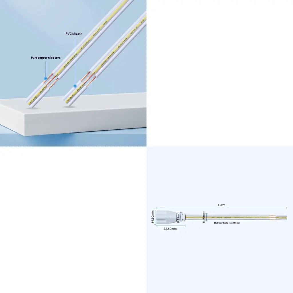 Commercial Commercial 3 Pin LED Tube Adapters Cord Enhancing Safety for Frequent Replacement - Aliexpress Deal