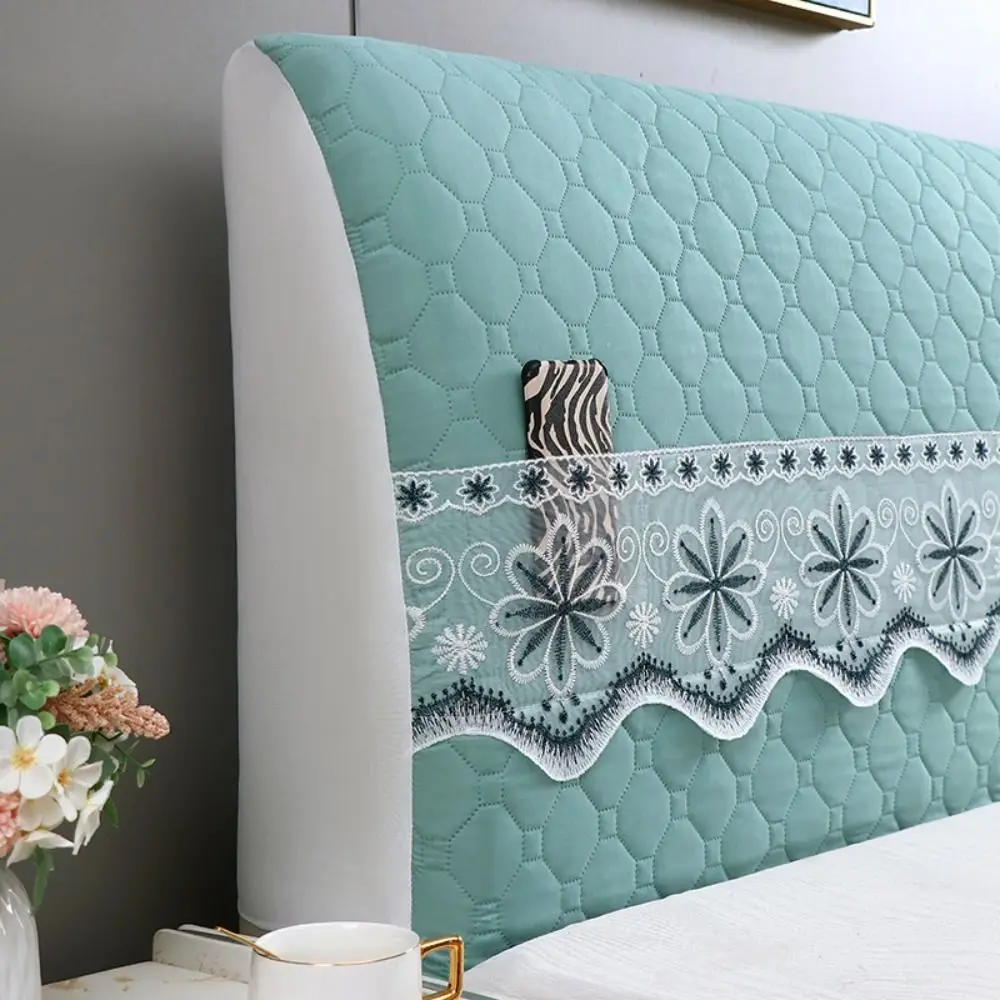 Elastic Anti-Collision Bed Head Cover All-inclusive Detachable Headboard Cover Thickened Luxury Soft Bedside Protector Cover