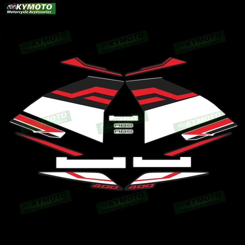 For NINJA400 NINJA 400 EX 400 EX400 motorcycle accessories stickers body fairing decals full vehicle reflective decorations