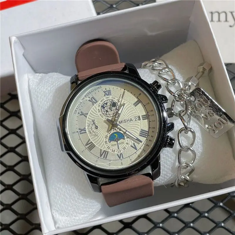 Reloj personalizado de gama alta para hombre y mujer, moderno e informal, juvenil y guapo, Instagram