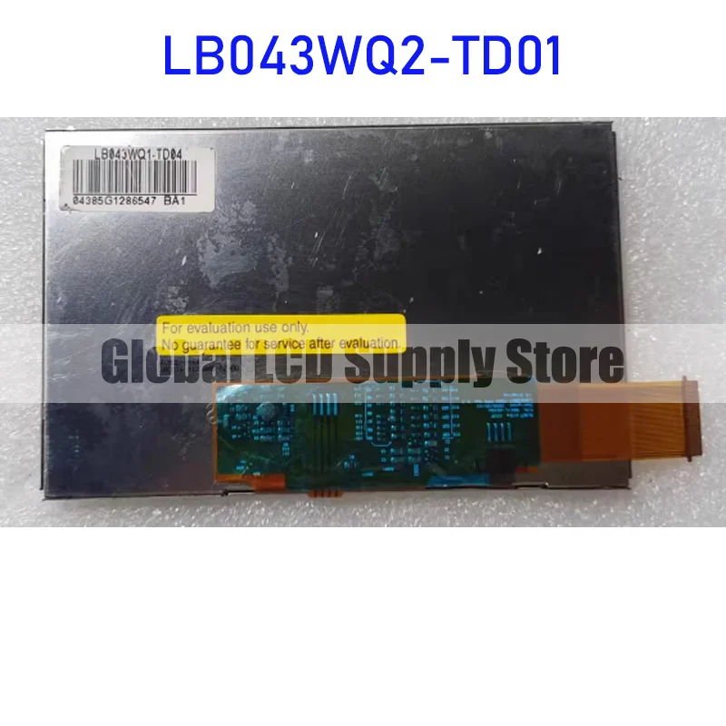 LB043WQ2-TD01 4.3 Inch Original LCD Display Screen Panel for LG Display Brand New and Fast Shipping 100% Tested