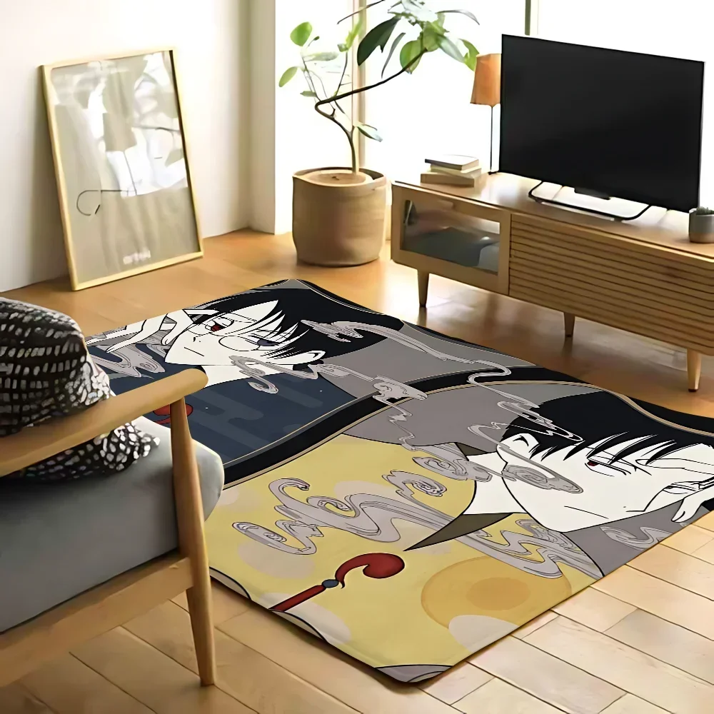 

Anime xxxHOLiCS Floor Mat Graphic Printed Flannel Doormats For Bathroom Kitchen Entrance Carpet Home Decor
