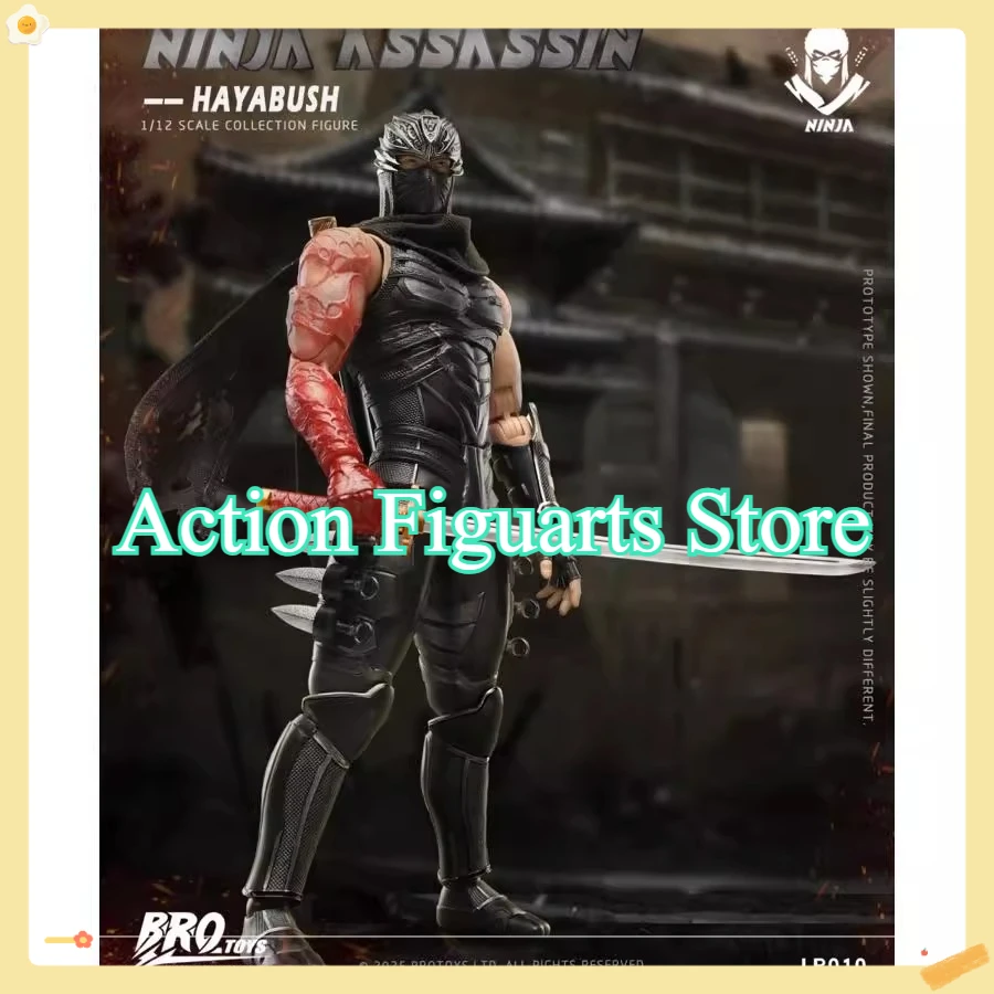 BROTOYS LR010 Ninja Gaiden RYU HAYABUSA Ninja Assassin Falcon Anime figura de acción modelo Juguetes