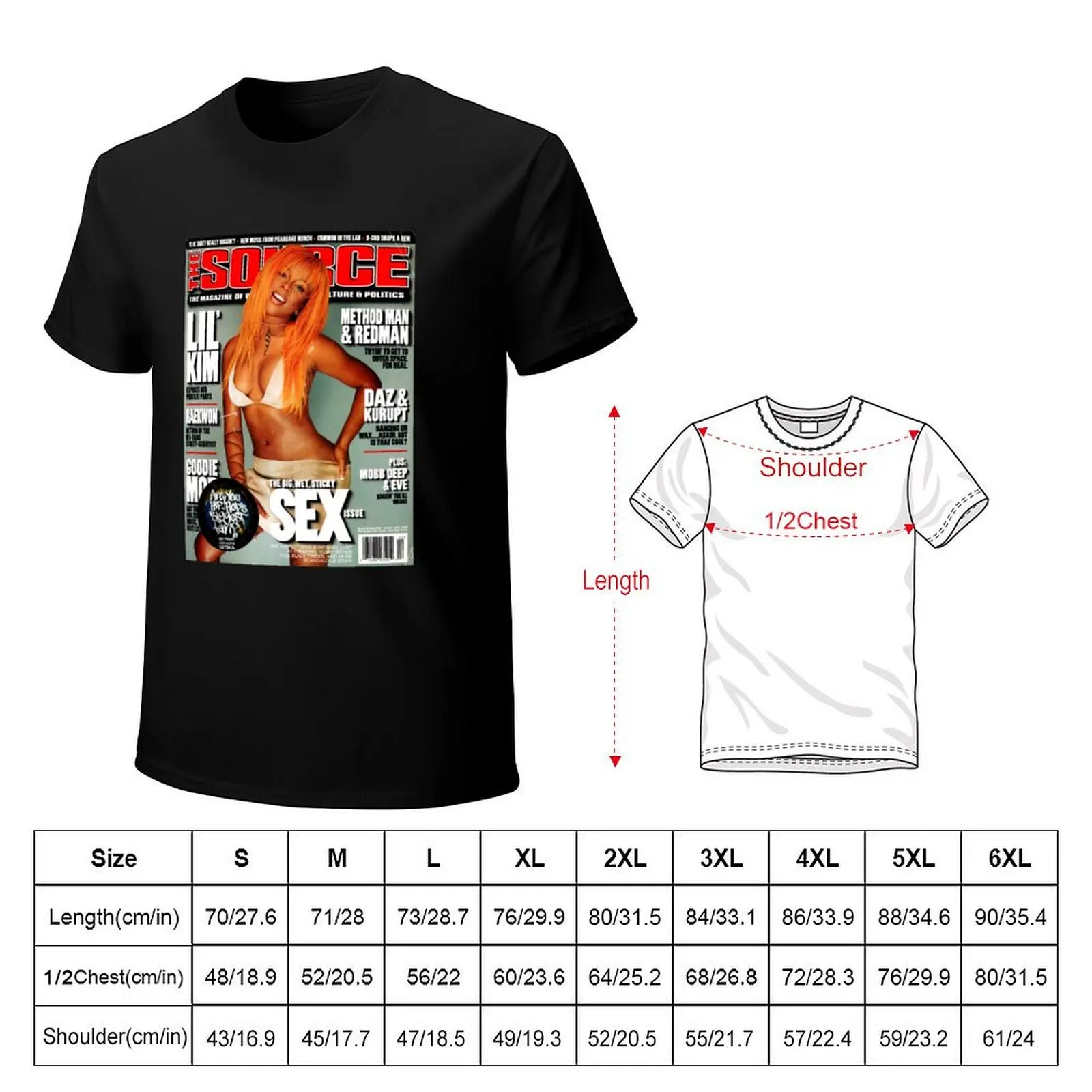 Lil Kim Cover T-Shirt funny t shirts man T-Shirt