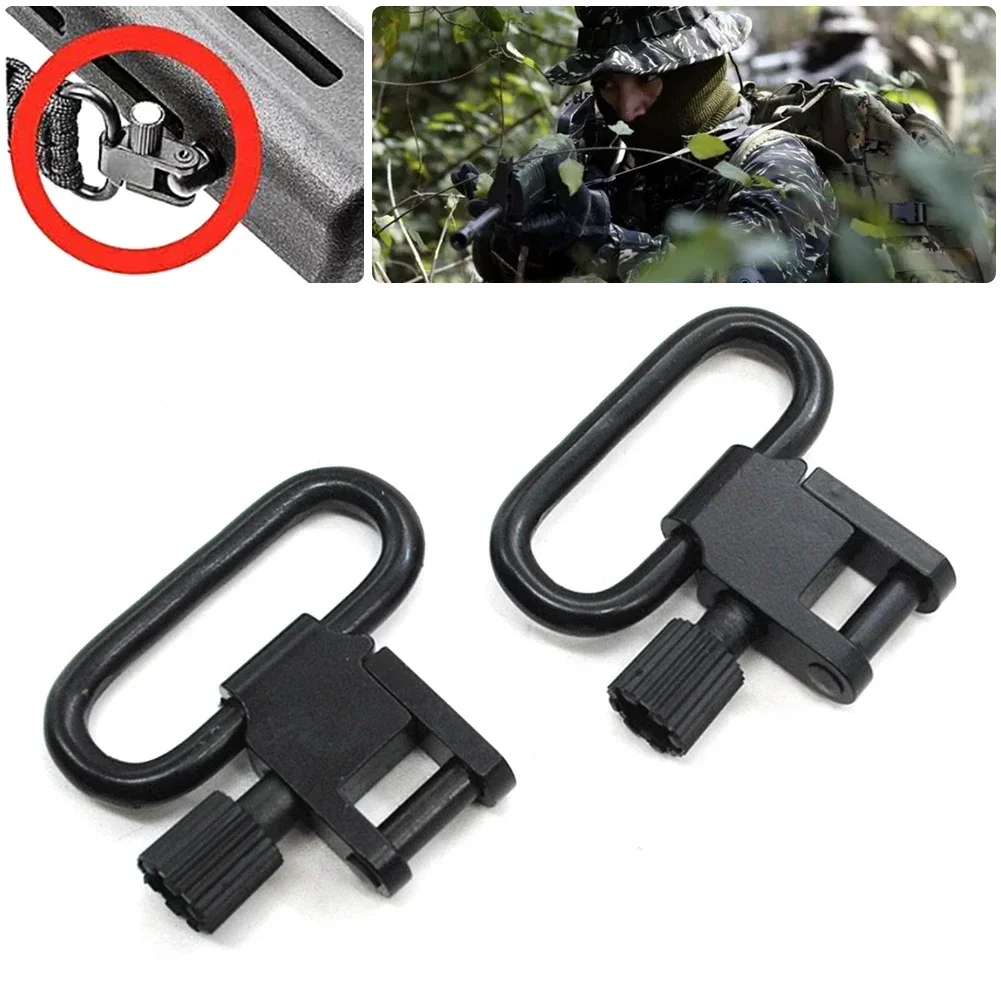 2Pcs QD Sling Swivel Two Point Sling Strap Belt Buckle Mlok Quick Detachable Gun Mount Ring Outdoor Rifle Hunting Accessories