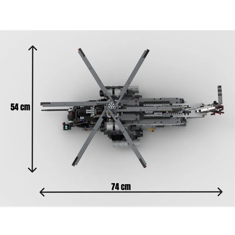 MOC-244693 都市航空輸送ヘリコプター ビルディングブロックモデル 1937 ピース クリエイティブな誕生日おもちゃギフト 男の子や子供向け