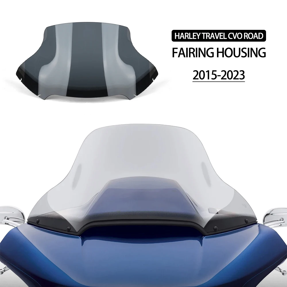 

Для Harley Touring Road Glide 2015-2023 новый мотоцикл ПК лобовые стекла верхний ветровой дефлектор обтекатель крышка