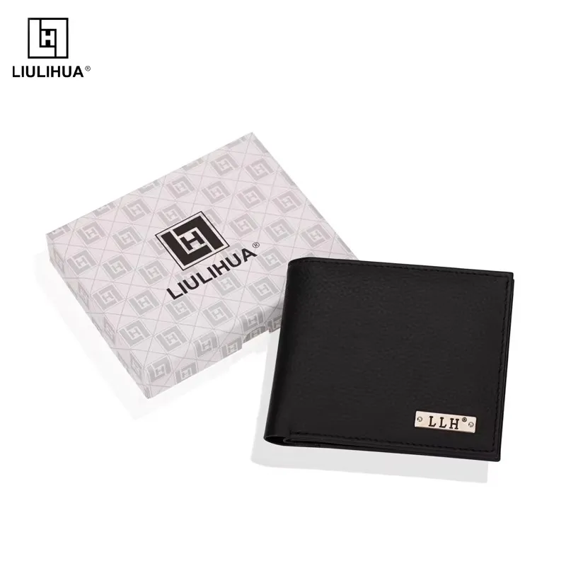 2018 Nuovi portafogli da uomo personalità portafoglio in vera pelle di buona qualità per uomo Portamonete piccolo