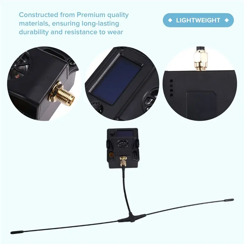 BEDW-ELRS 433Mhz High-Frequency Head ES900 Receiver Video Transmitter Cherry Antenna For FPV Drone Racing