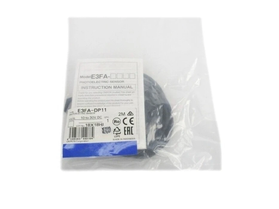 

Фотоэлектрический датчик OMRON E3FA-DP11, 1 шт., в коробке, быстрая доставка