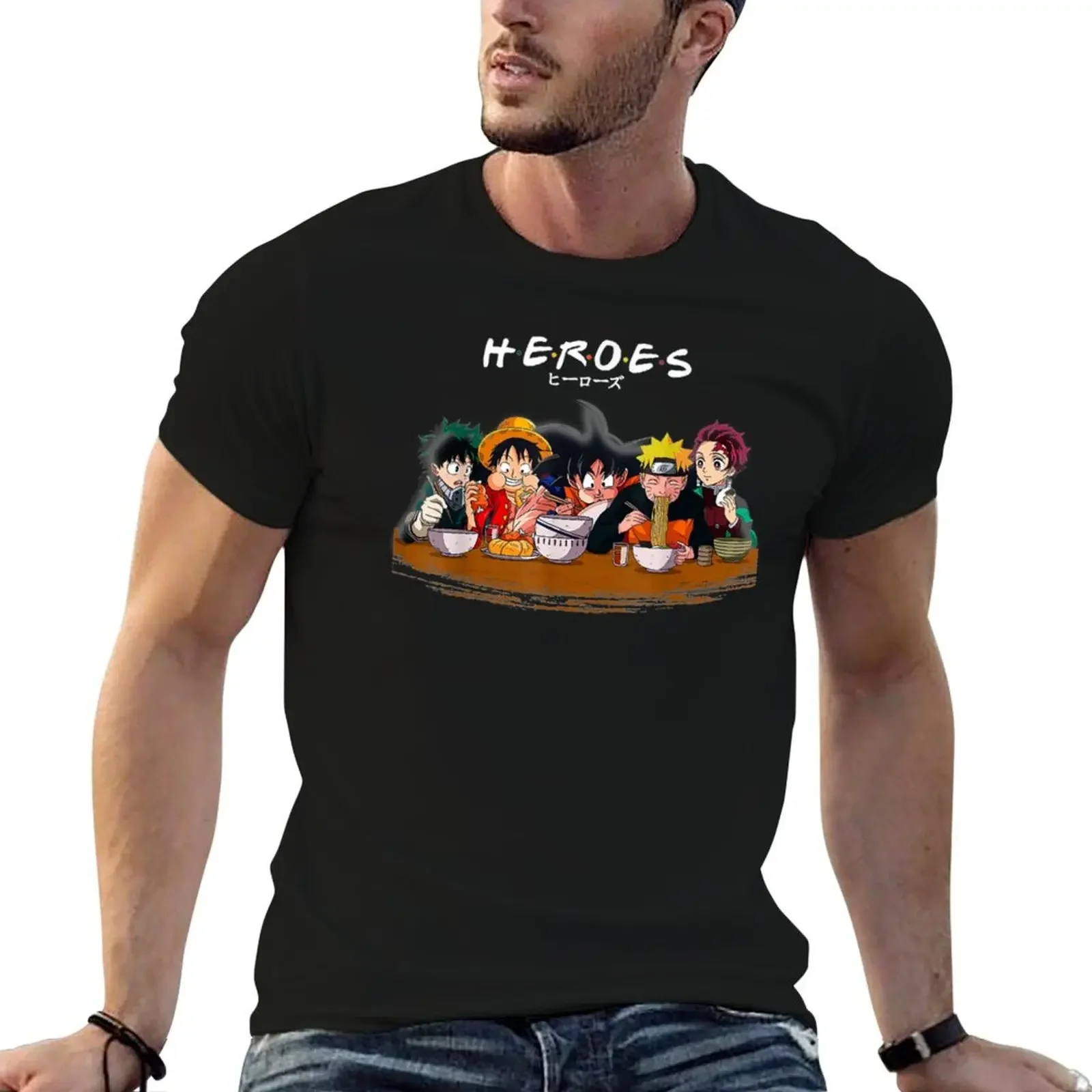 

My Hero Anime Japanese Manga T-Shirt customizeds sublime cotton graphic tees graphic t shirts mens t shirts pack