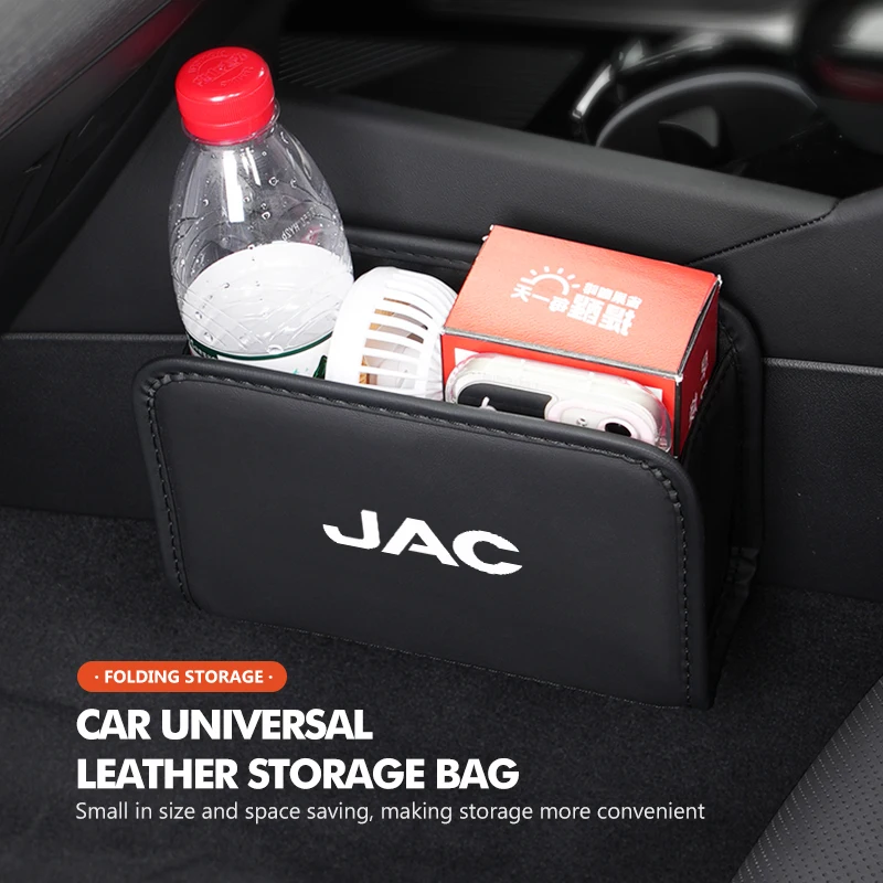 Car Trash Can Auto Door Storage Phone Box Seat Back Hanging Bag For JAC Refine J3 J2 S5 A5 J5 J6 J4 T8 Vapour S2 Vapour - view 2