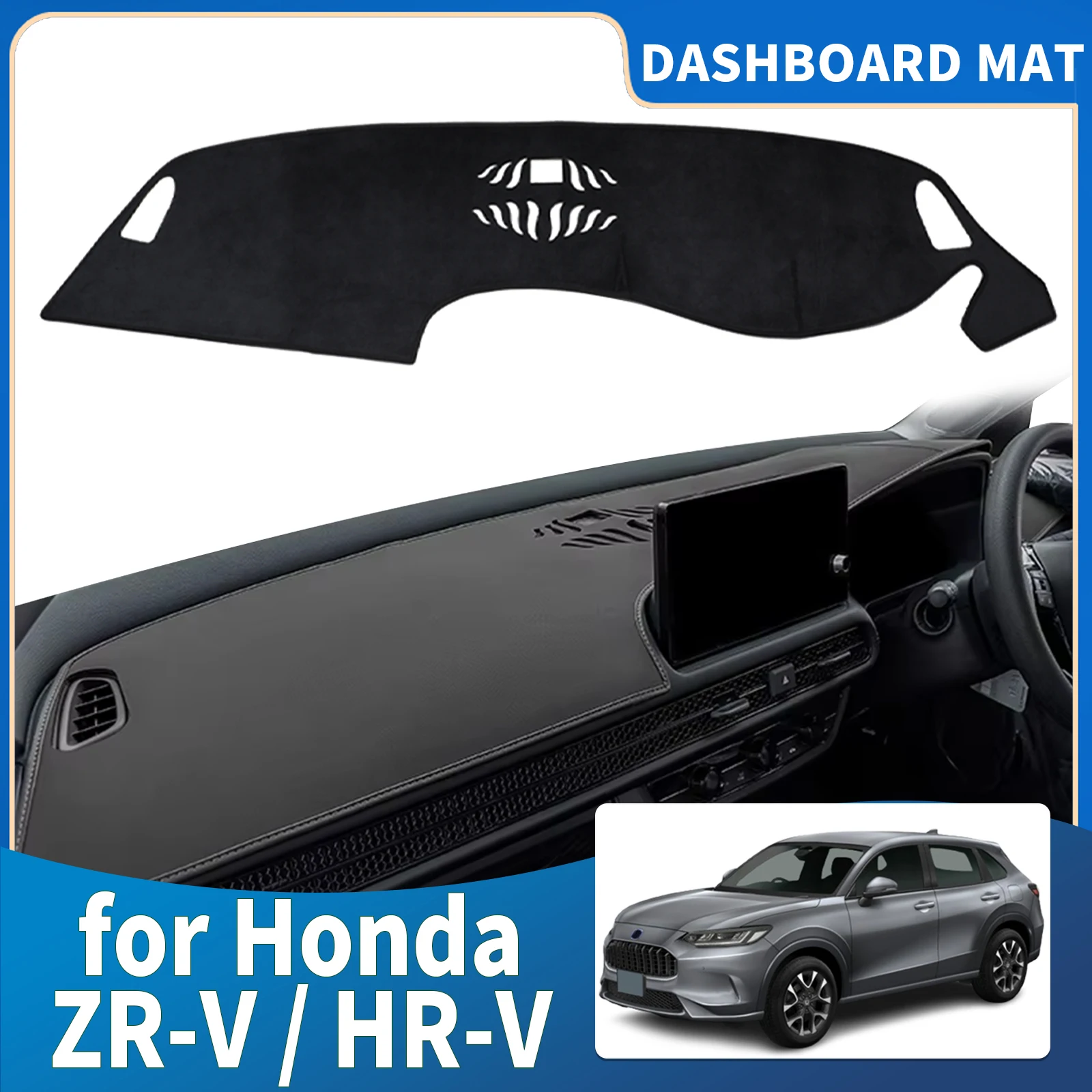

for Honda ZRV ZR-V 2022-2024 HR-V ( US.Version) HRV Dashmat Dashboard Cover Pad Protective Carpet Accessories DashMat Sunshade