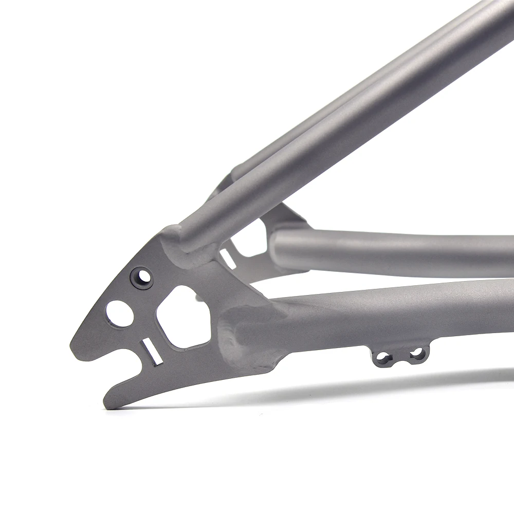 Titan Fahrrad hinteres Dreieck für p Linie für Brompton Fahrrad Vorderrad gabel Rahmen leichte 16 "Original größe Teile – Detail 20