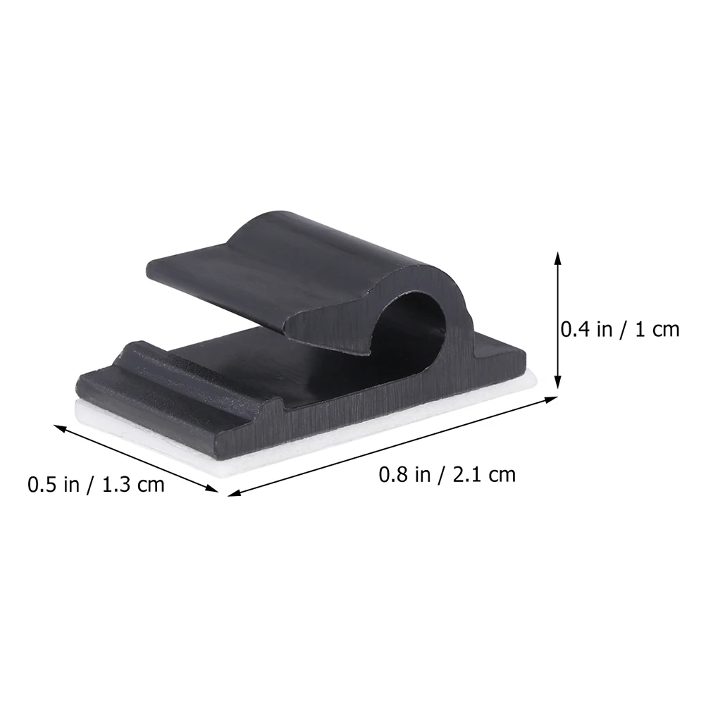 

60pcs Cable Clips Wire ganizer Self Adhesive Fastener Clamps for Home Car Automotive Room Management Tidy Solution