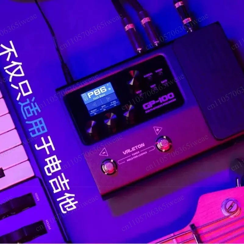 Guitar Effect Processor 140 Built in Effect LoopMultilingual Expression Pedal   GP-100 Multi