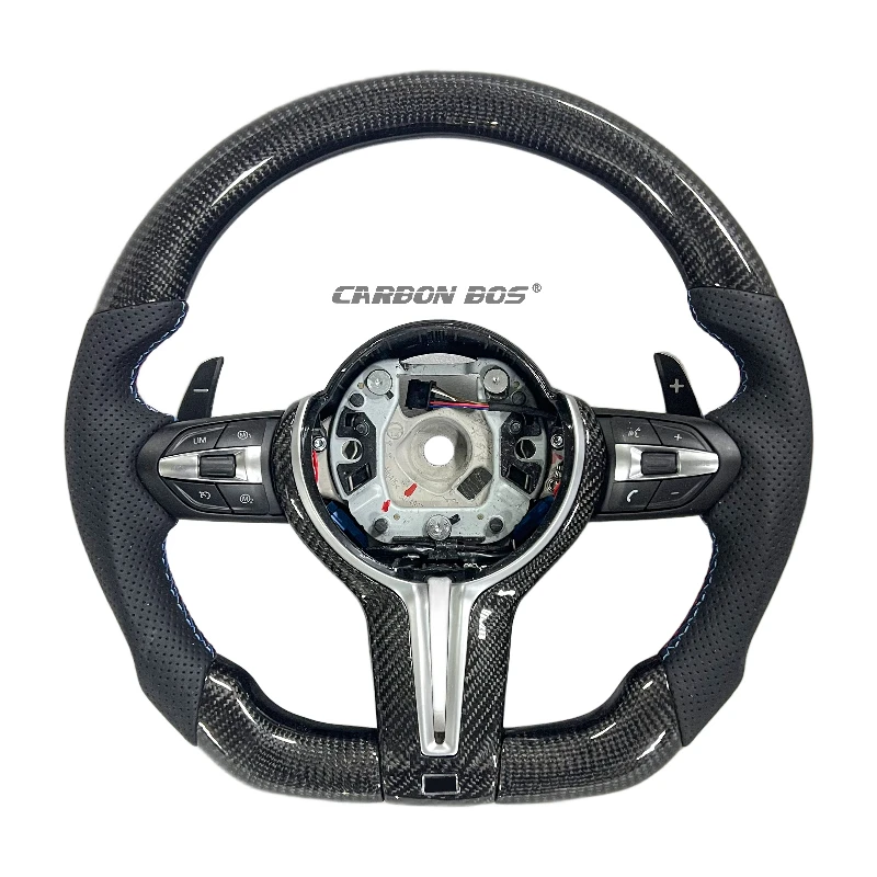 Old upgrade new 2025 carbon fiber steering wheel for BMW 5 6 7 8 series M4 G30 G32 G05 G06 G07 G14 G15 G12 G01 G02 F95 F96 F97