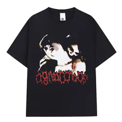 Ken Carson A Great Chaos T Shirt Men Women Fashion Vintage Oversized T Shirts 100% Cotton Loose Short Sleeve T-shirts Streetwear