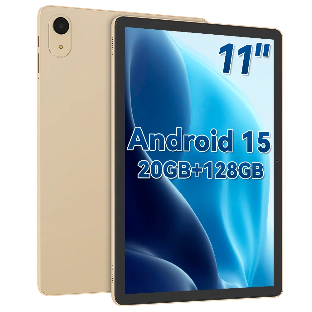 Paitanry 2026 NEW 11 Inch Android 15 Tablet PC 20GB RAM 128GB ROM A537 Octa Core Processor 6000mAh 18W Fast Charge WiFi 6 Tablet