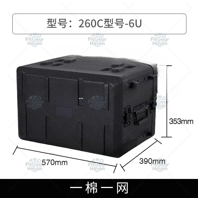Microphone storage Portable aviation cabinet New PE plastic U box Digital power amplifier Receiver Wireless microphone