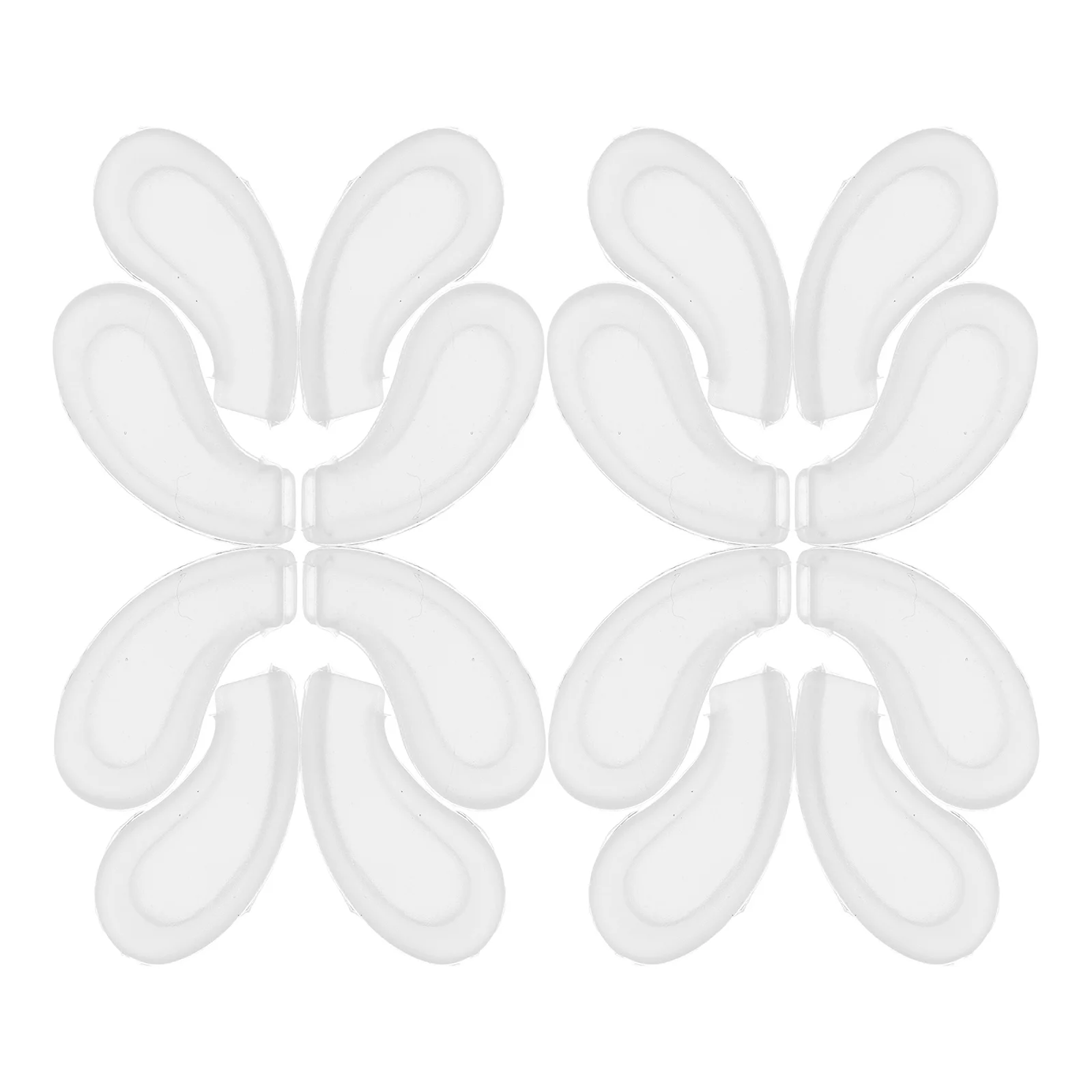 

10 Pairs Nose Pads Soft Silicone Sunglass Nose Grips Eyeglass Repair Kit Pressure Relief Non Slip Rubber Inserts