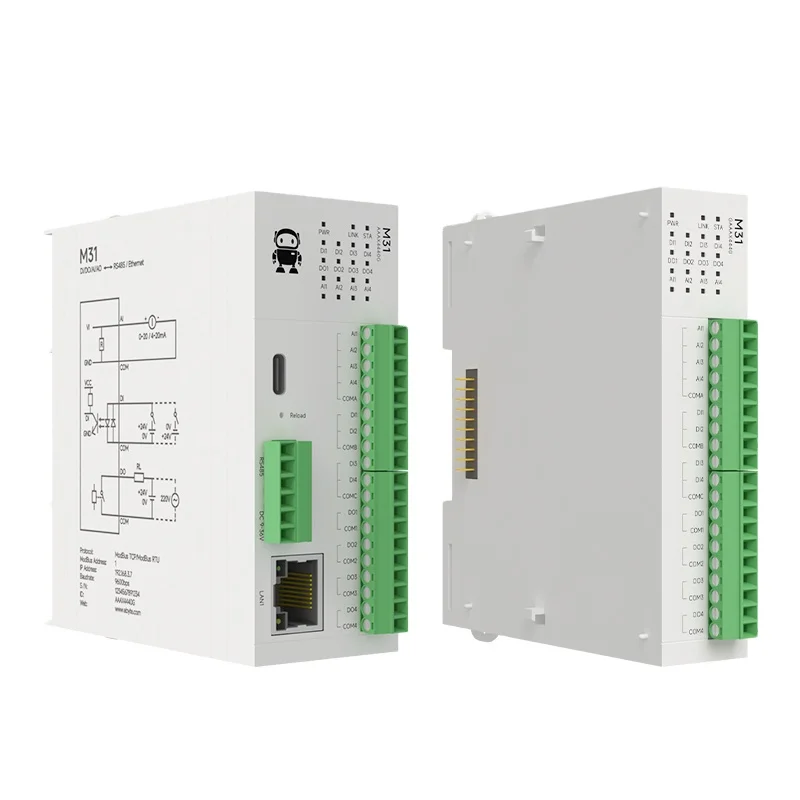 M31 Series Dp Distributed Remote IO Host Module Expansion Module RS485 RJ45 Modbus TCP and Modbus RTU Acquisition Control