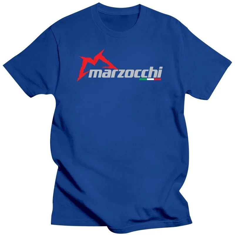 Men T shirt Marzocchi Logo Suspension Fork Motor Bike Black T Shirt cotton Short Sleeves Funny Graphic Tee Shirt sbz377