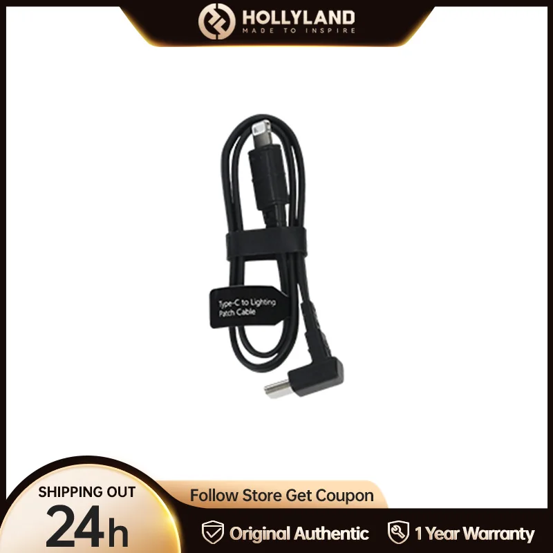 Hollyland MFi Certified Type-C to Lightning Audio Adapter Cable for Lark Max Type-C to Type-C Cable