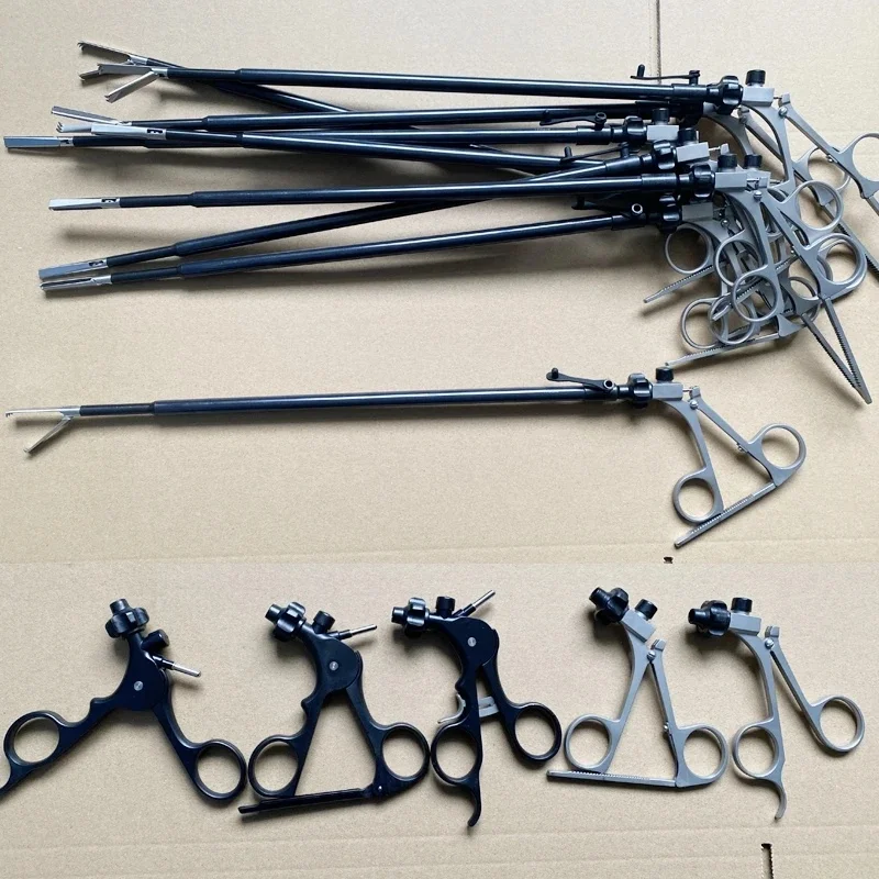 OEM/ODM Factory Direct Reusable Laparoscopic Forceps & Scissors, Detachable Kit Compatible with STORZ for Endoscopic Practice