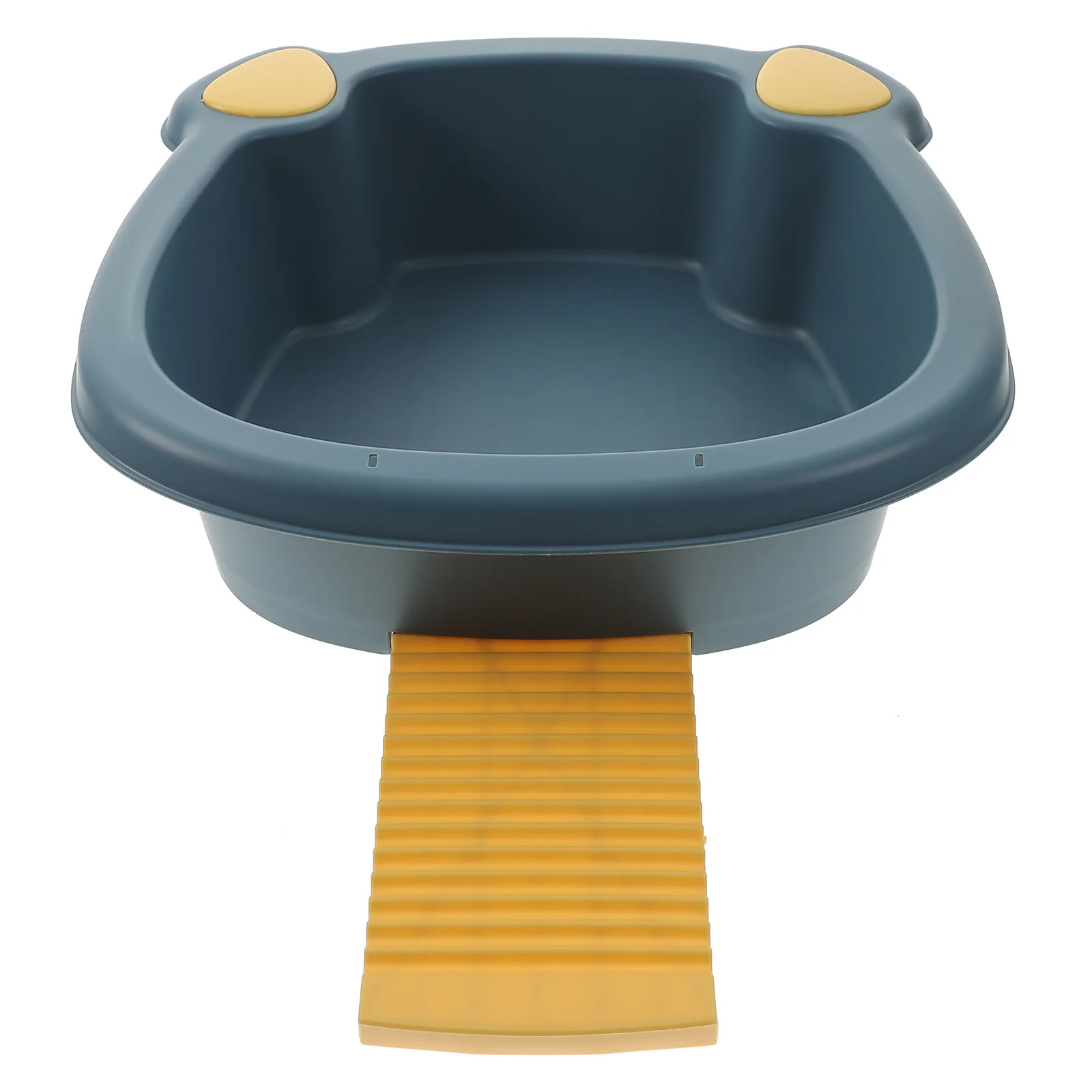 

Plastic Baby Washbasin Healthy Material Safe Tasteless Hidden Washboard Pull out Design Easy Use Non fading Cold Hot Water