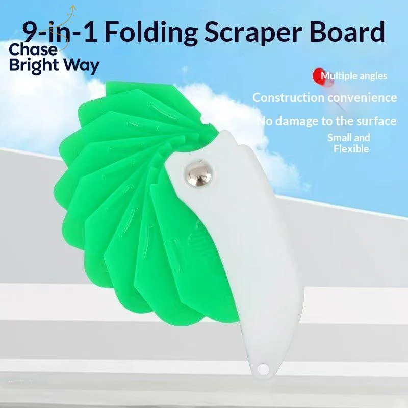 9 In 1 Durable Silicone Caulking Tool Multi-function Sealant Spreader Edge Removal Spatula for Home Renovation Use
