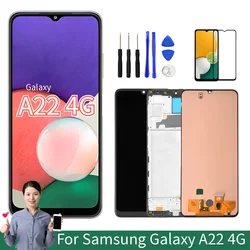 For Samsung Galaxy A22 4G LCD Display SM-A225F/DS A225F A225M/DS Touch Screen Digitizer a22 4g Screen Replacement LCD